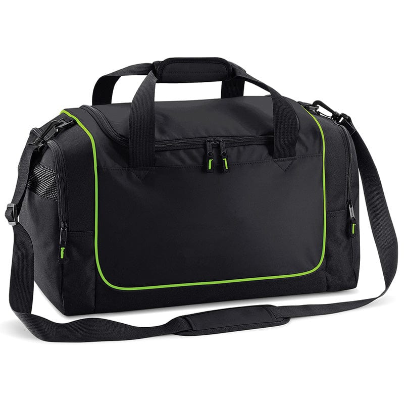 Quadra Teamwear Locker Bag Black / Lime