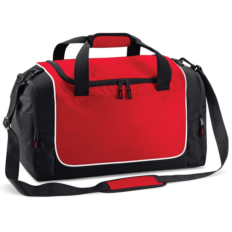 Quadra Teamwear Locker Bag Classic Red / Black / White
