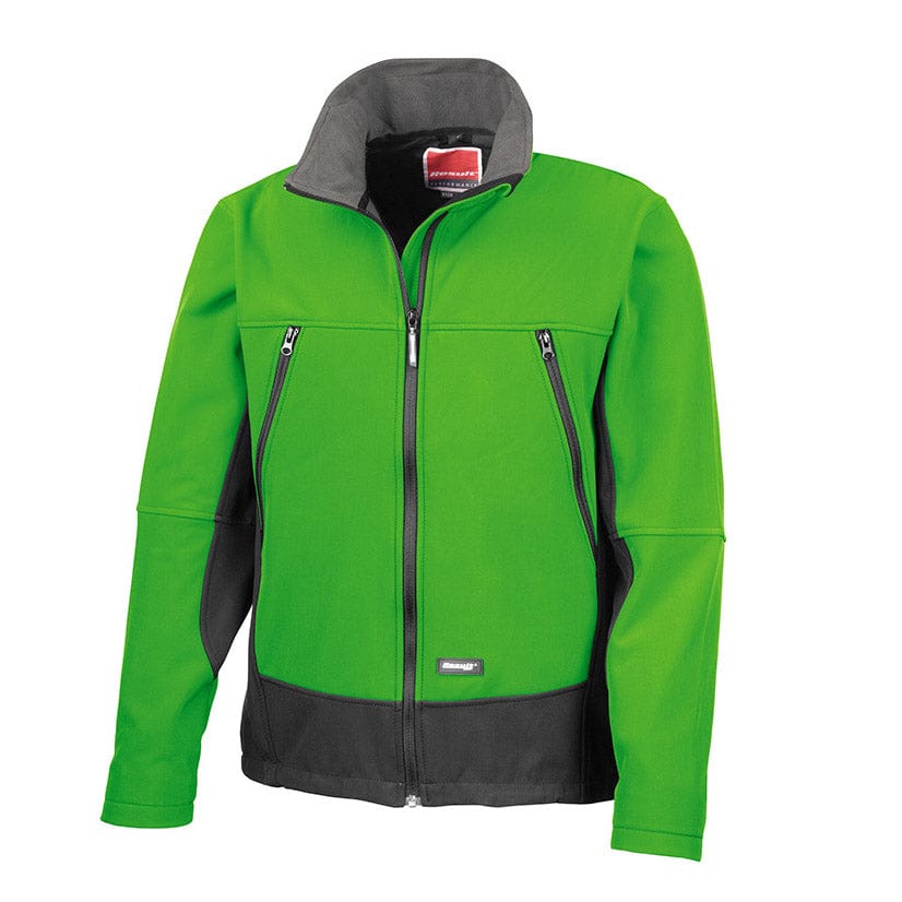 Result R120X Activity Softshell Jacket Vivid Green / Black