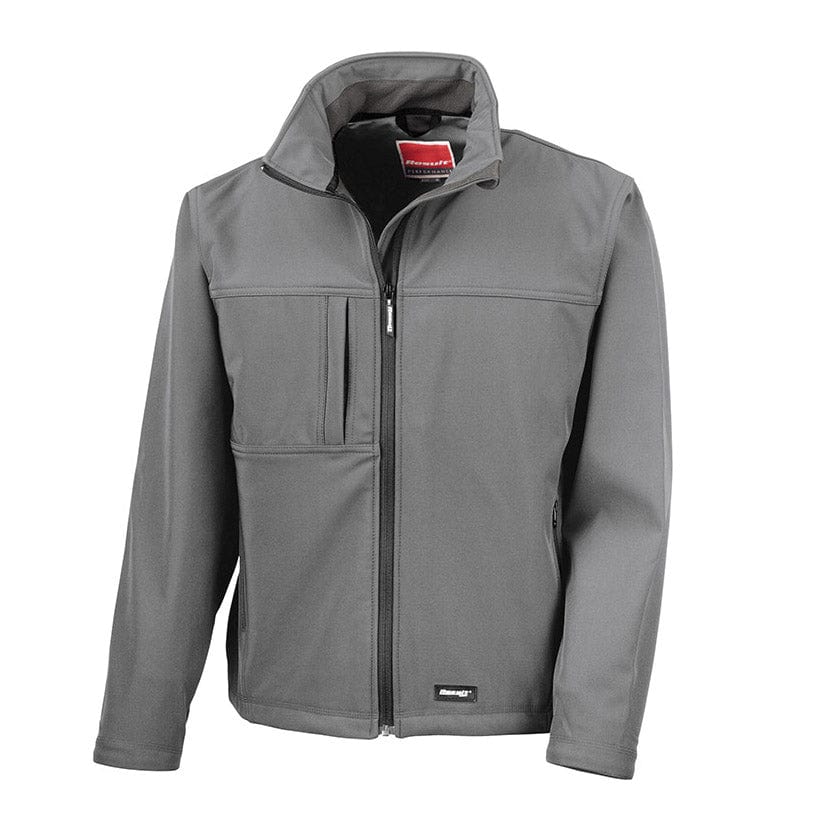 Result R121M Men&#39;s Classic Softshell Jacket Grey