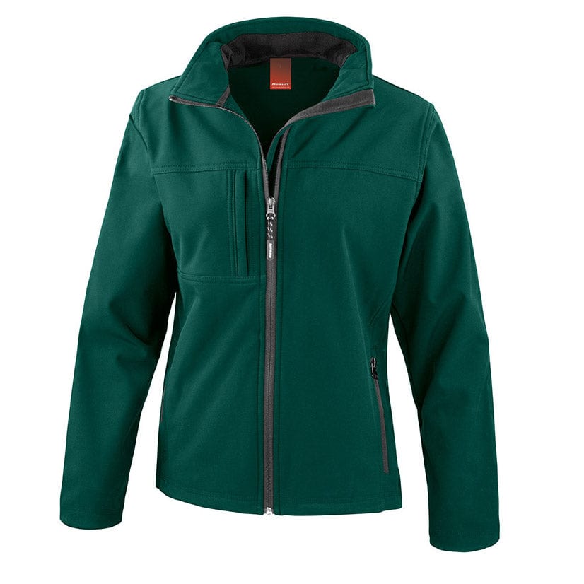 Result R121F Women&#39;s Classic Softshell Jacket Bottle Green