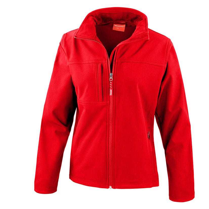 Result R121F Women&#39;s Classic Softshell Jacket Red
