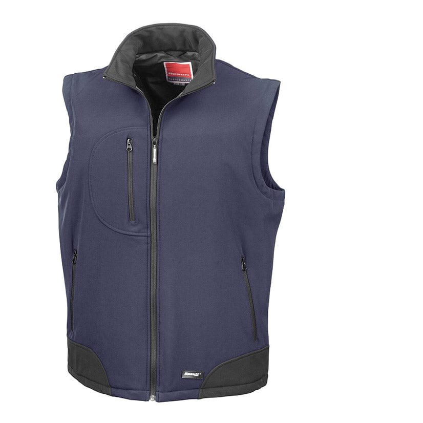 Result R123X Softshell Bodywarmer Navy / Black