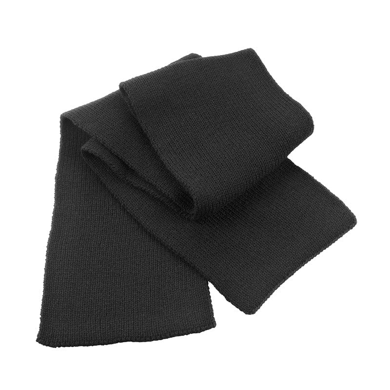 Result Winter Essentials R145X Classic Heavy Knit Scarf Black