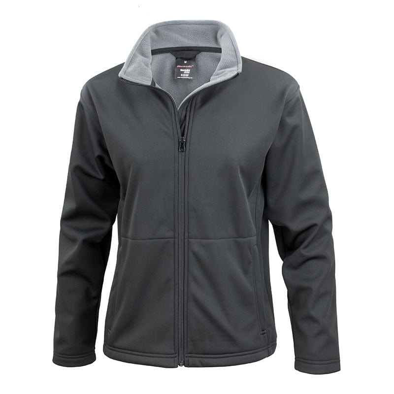 Result Core R209F Ladies Softshell Jacket Black