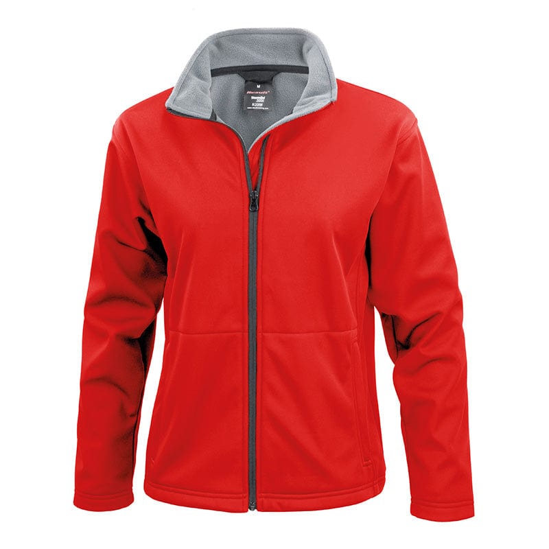 Result Core R209F Ladies Softshell Jacket Red
