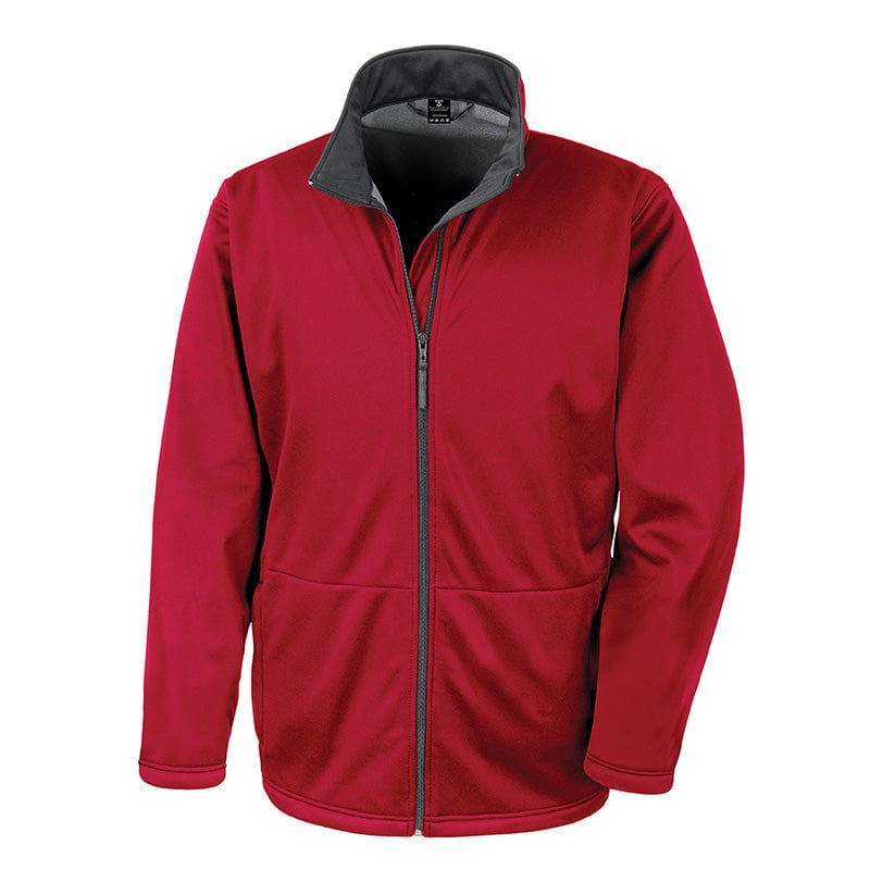 Result Core R209M Mens Softshell Jacket Red