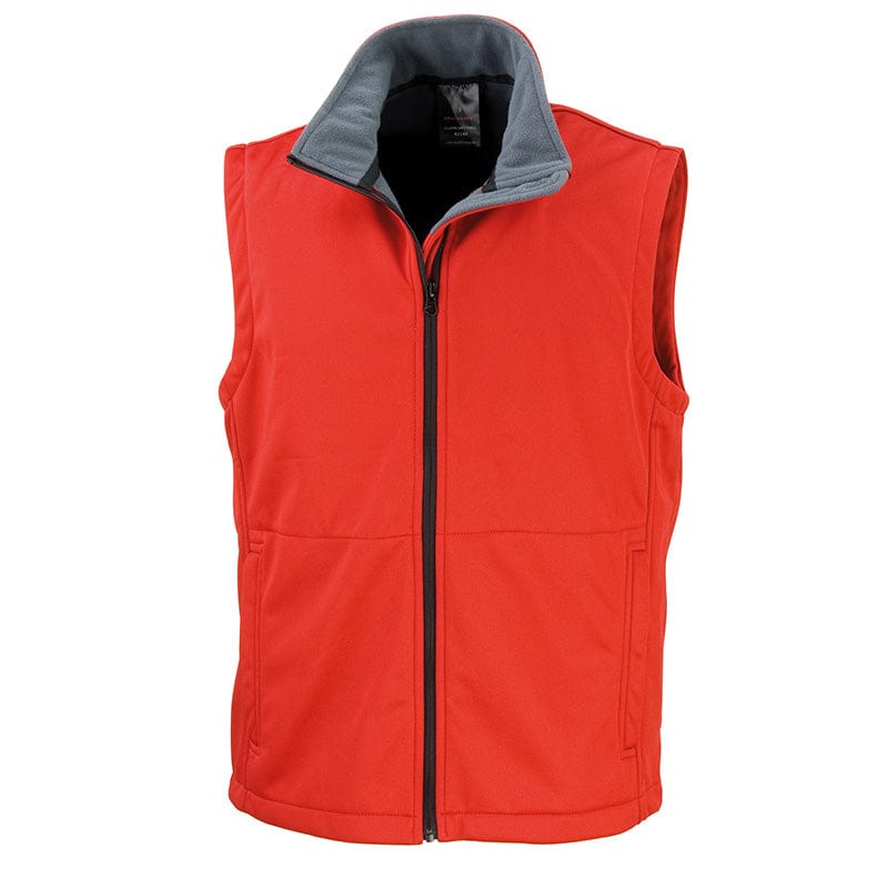 Result Core R214X Softshell Bodywarmer Red