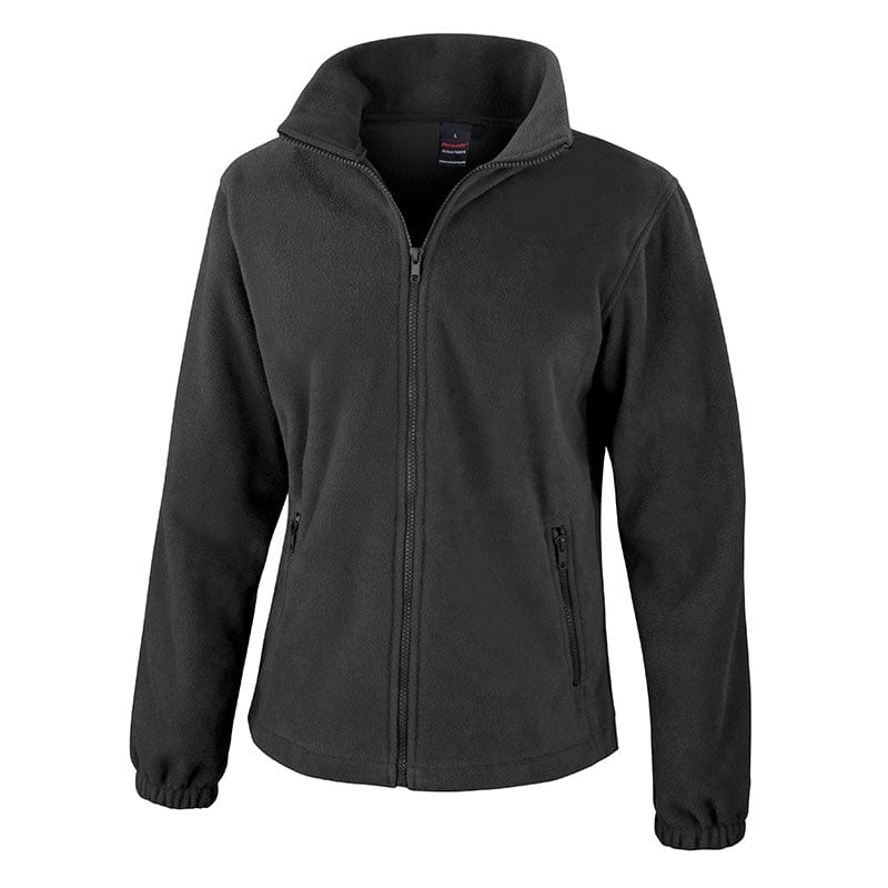 Result Core R220F Ladies Fashion Fit Outdoor Fleece Black