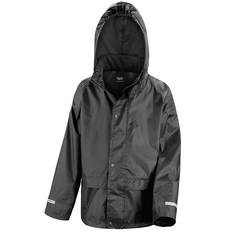 Result Core R227J Junior Rain Jacket Black