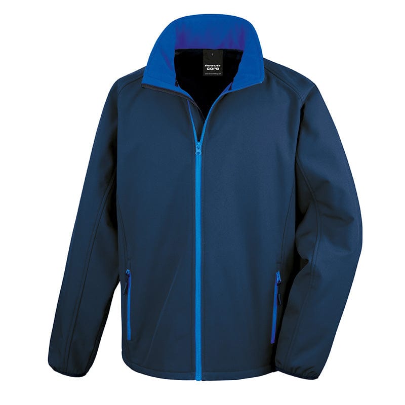 Result Core R231M Mens Printable Softshell Jacket Navy / Royal