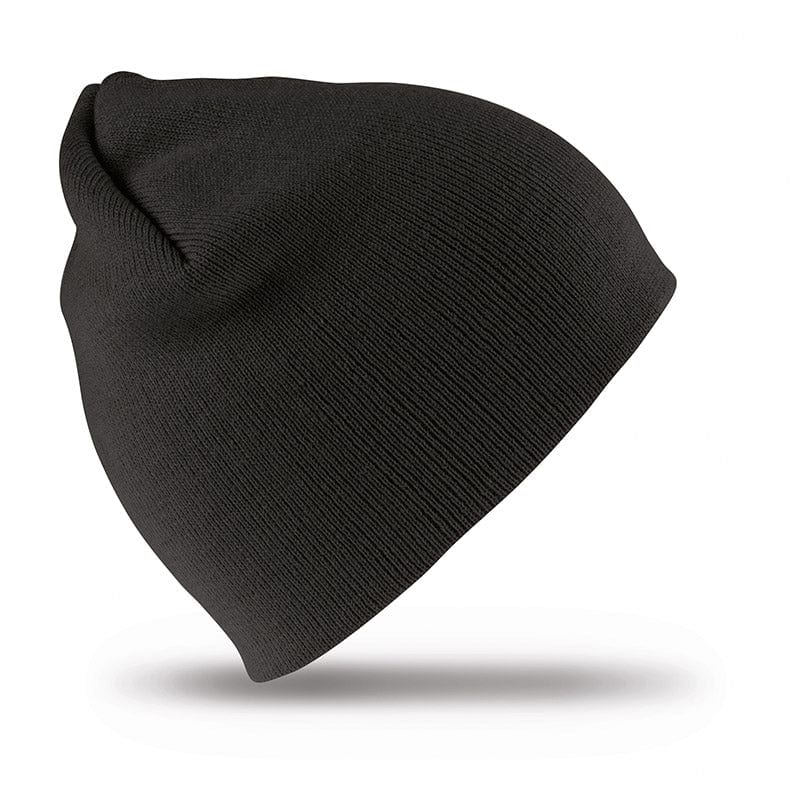 Result Winter Essentials RC44 Pull On Soft Feel Acrylic Hat Black