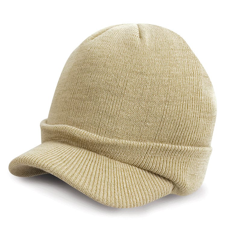 Result Winter Essentials RC60 Esco Army Knitted Hat Desert Khaki
