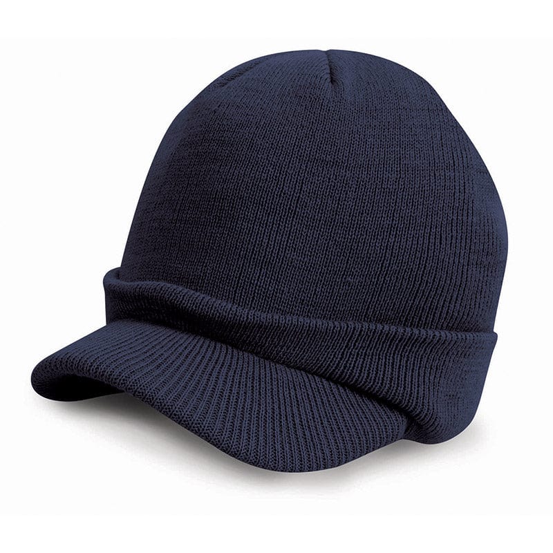 Result Winter Essentials RC60 Esco Army Knitted Hat Navy