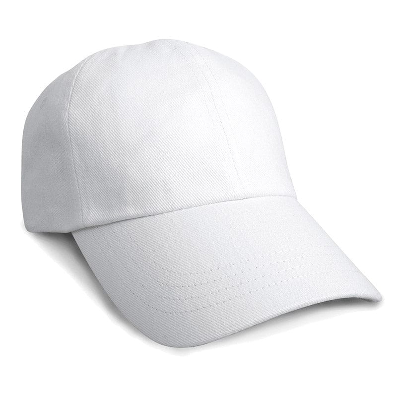 Result Headwear RC10 Cotton Drill Pro-Style Cap White