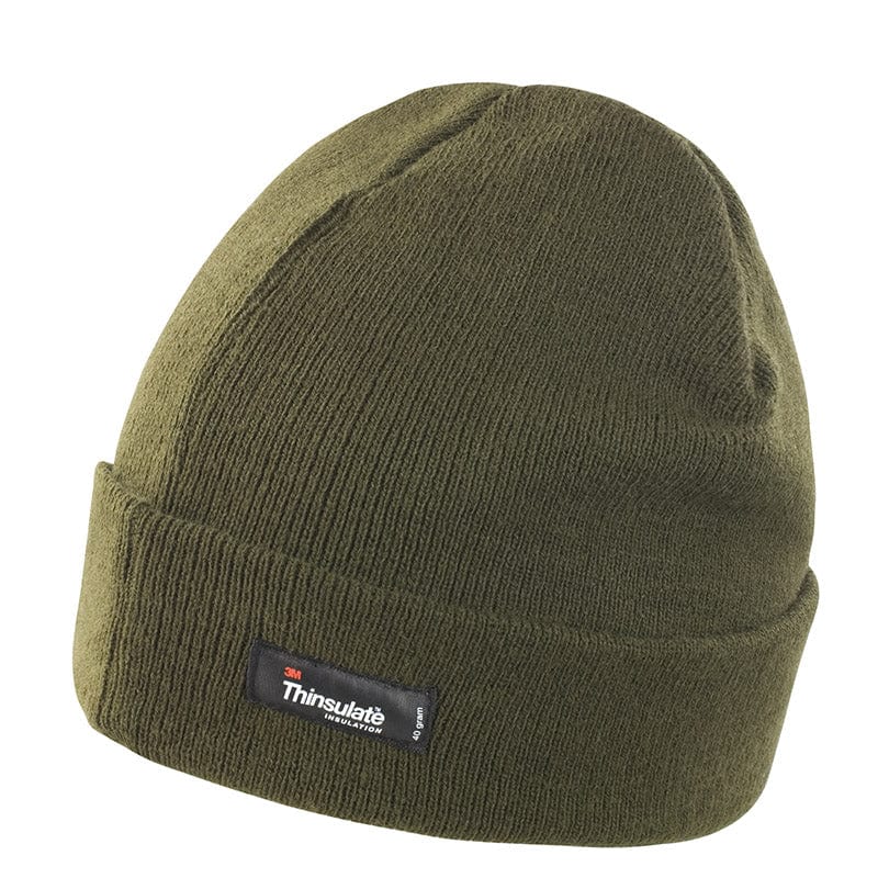 Result Winter Essentials RC133X Lightweight Thinsulate Hat Olive