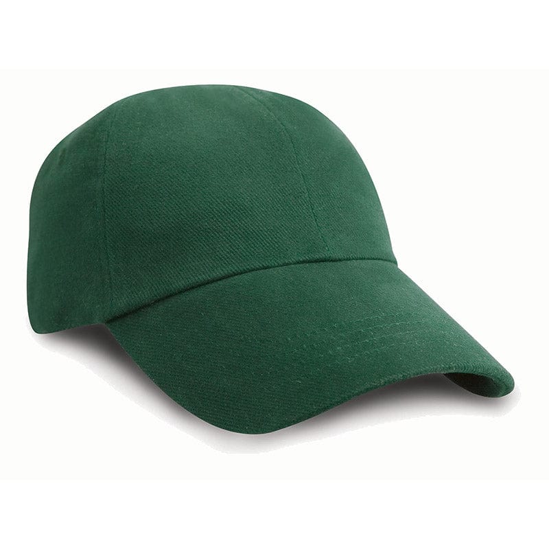 Result Headwear RC24 Low Profile Brushed Cotton Cap Forest Green