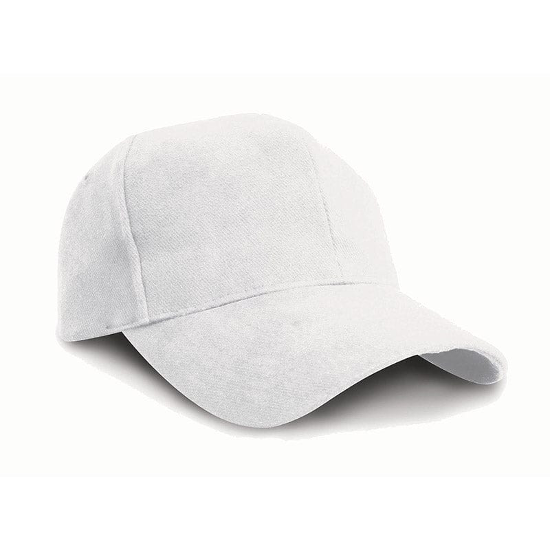 Result Headwear RC25 Pro-Style Brushed Cotton Cap White