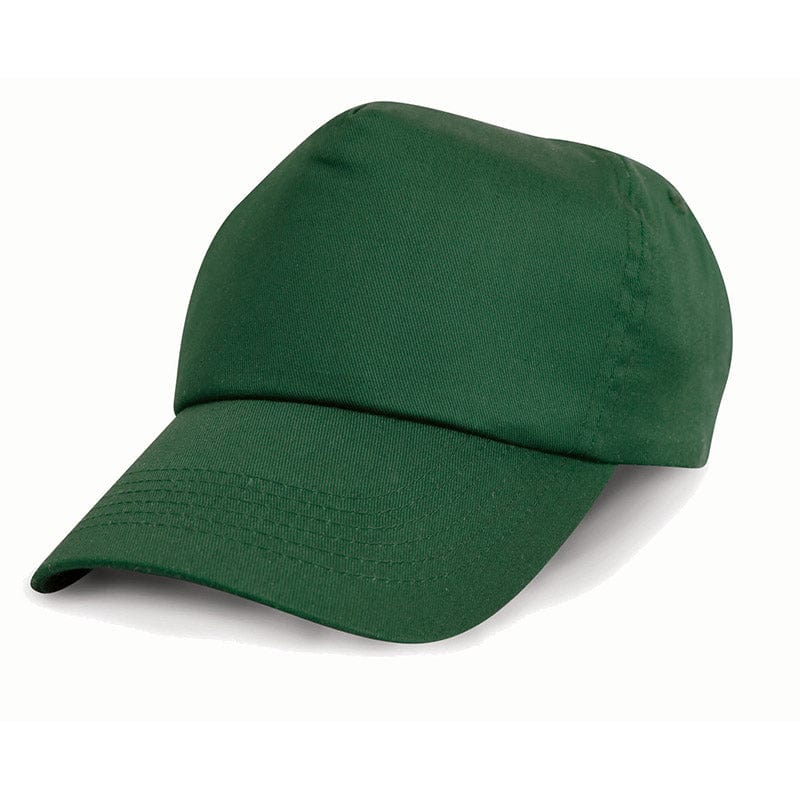 Result Headwear RC05J Children&#39;s Cotton Cap Bottle Green