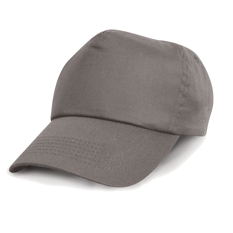 Result Headwear RC05 Cotton Cap Grey
