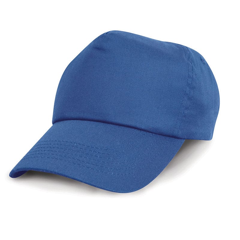 Result Headwear RC05J Children&#39;s Cotton Cap Royal Blue