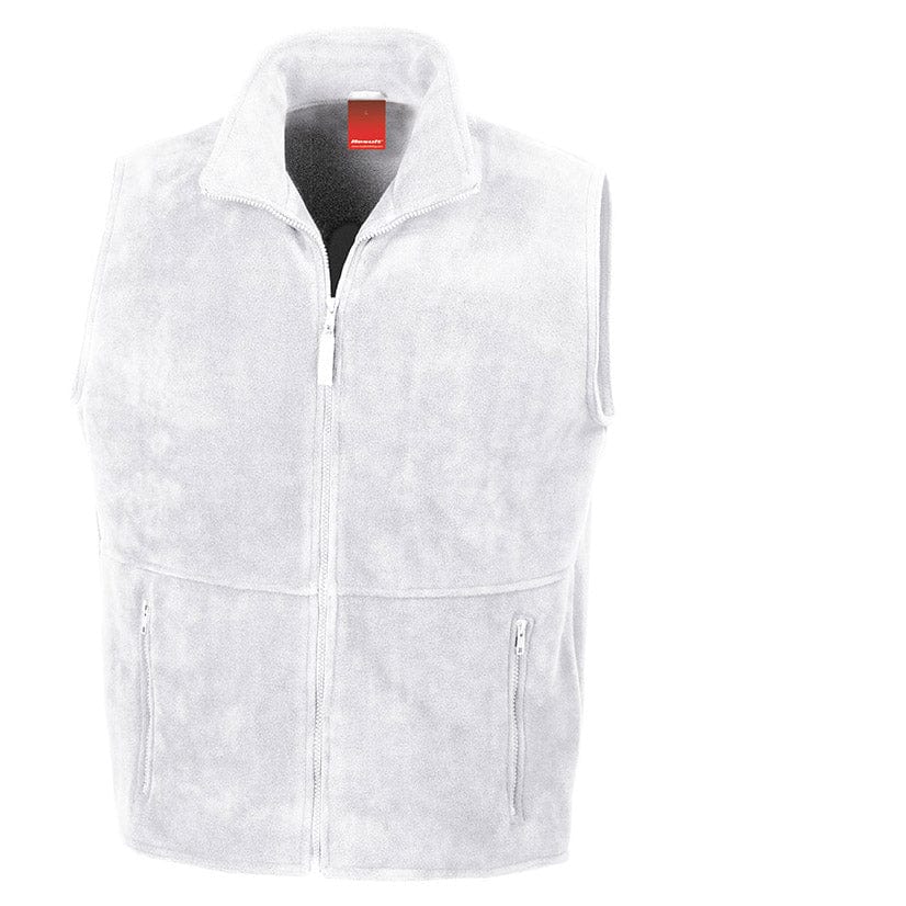 Result R37X  Active Fleece Bodywarmer White