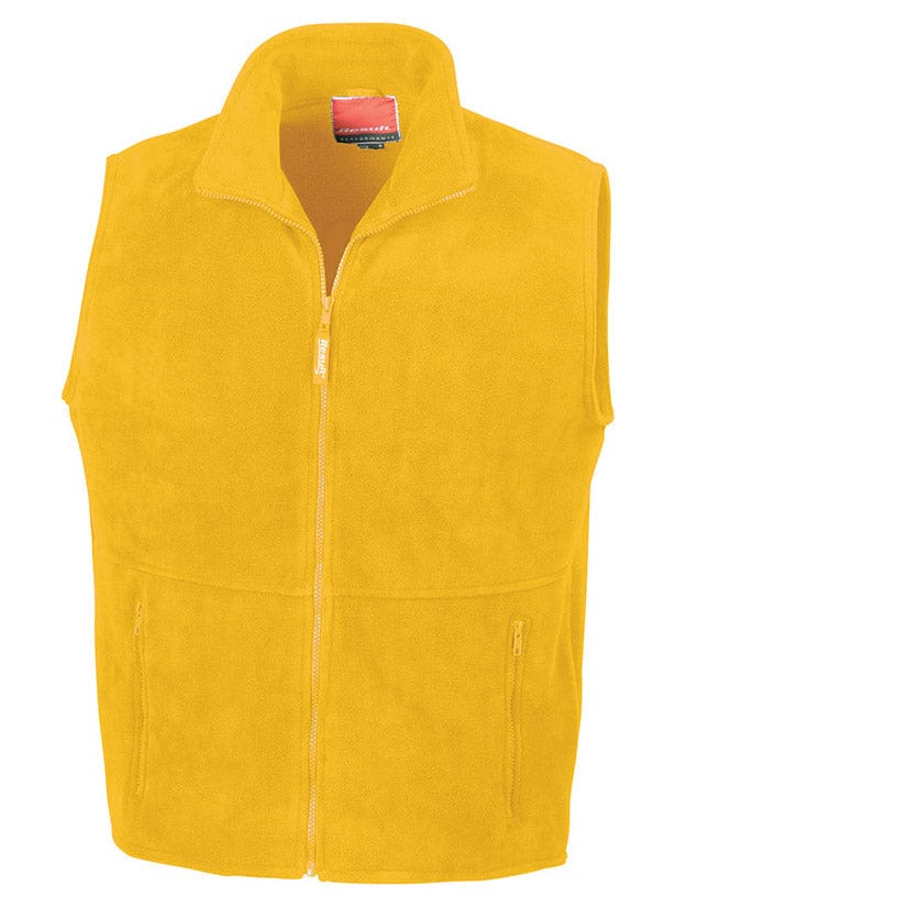 Result R37X  Active Fleece Bodywarmer Yellow