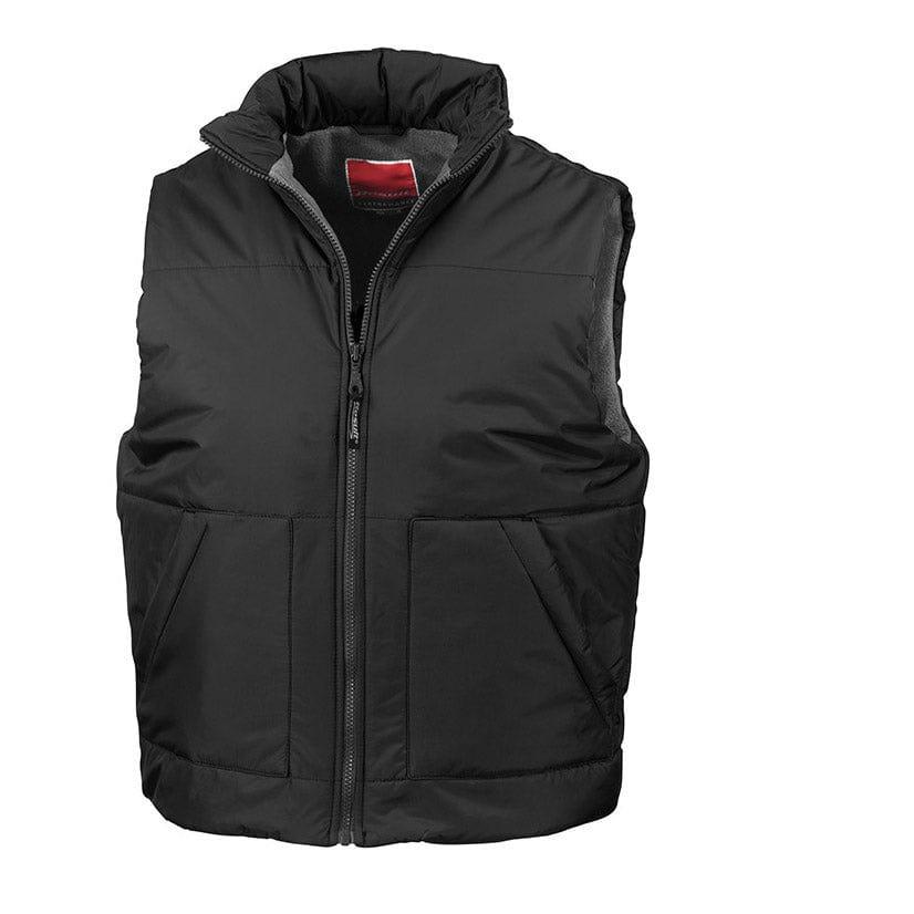 Result R44X Fleece Lined Bodywarmer Black