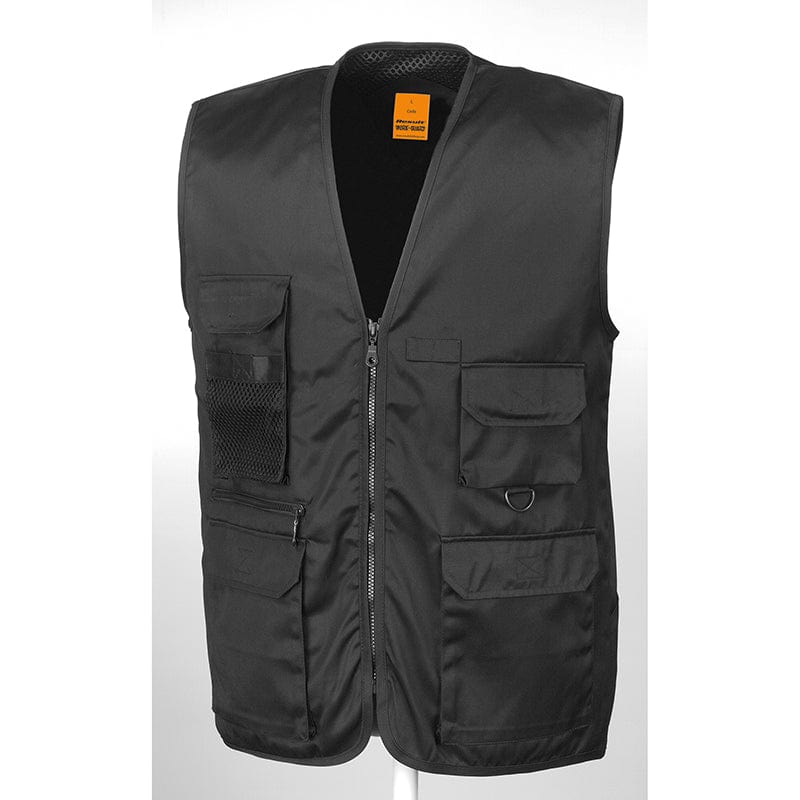 Result Work-Guard Safari Waistcoat Black
