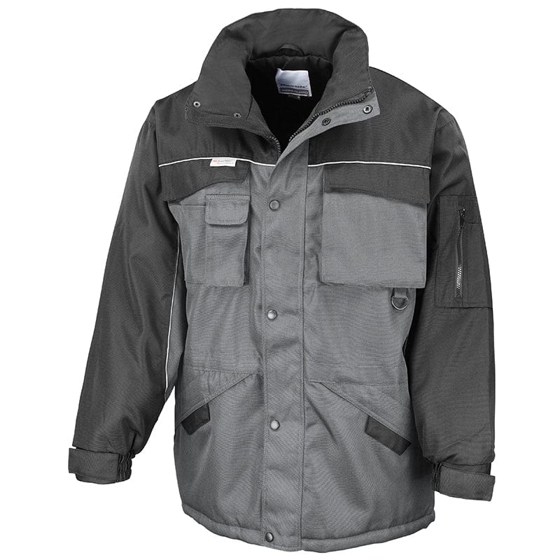 Result Work-Guard Heavy Duty Combo Coat Grey / Black