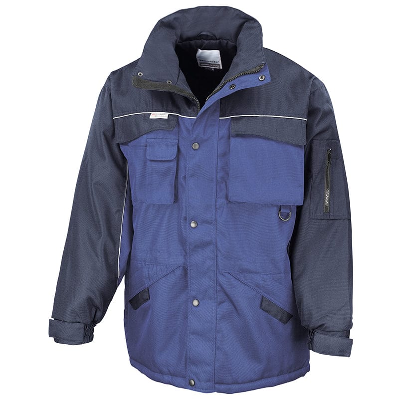 Result Work-Guard Heavy Duty Combo Coat Royal Blue / Navy