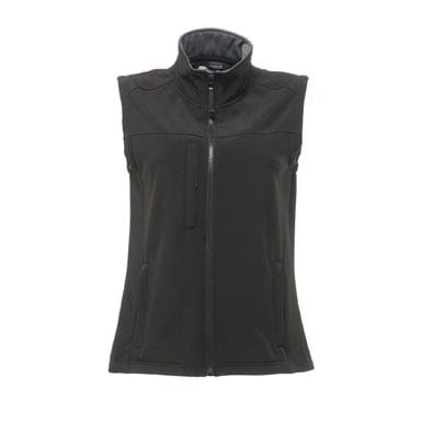 Regatta Professional Ladies' Flux Softshell Bodywarmer Black / Black