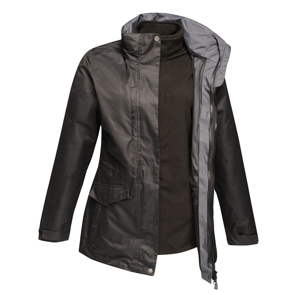 Regatta Ladies 3 in 1 Jacket Black TRA148