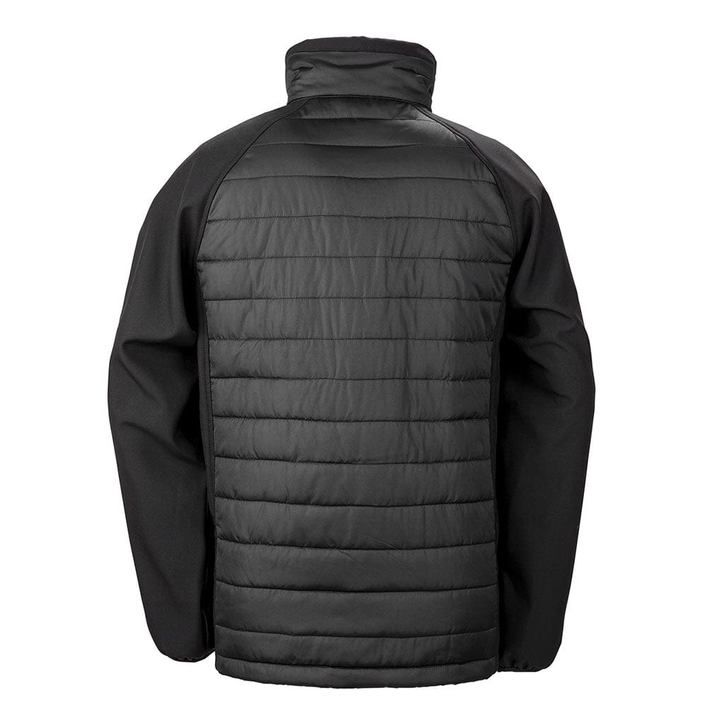Result Men&#39;s Softshell Jacket Rear Shot R327X