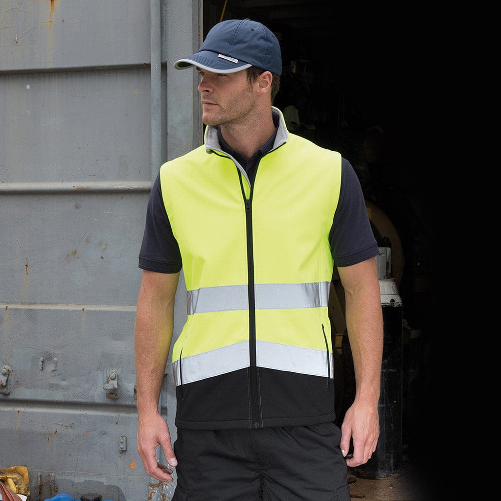 Gilet Di Sicurezza Hi-Vis Con Due Bande Base [ Gs1064 - Foto 2