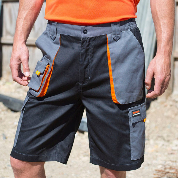 Orange cheap work shorts