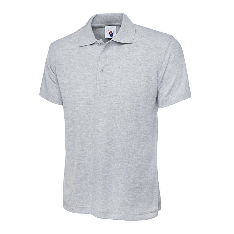 Uneek UC101 Classic Polo Shirt Heather Grey