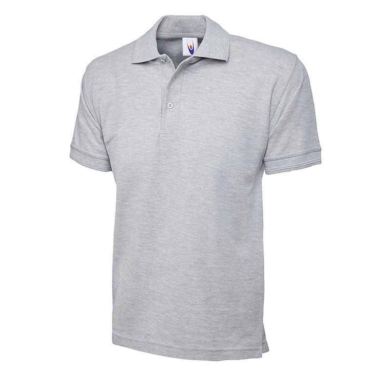 Uneek UC102 Premium Polo Shirt Heather Grey