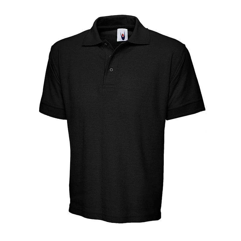 Uneek UC104 Ultimate Cotton Polo Shirt Black