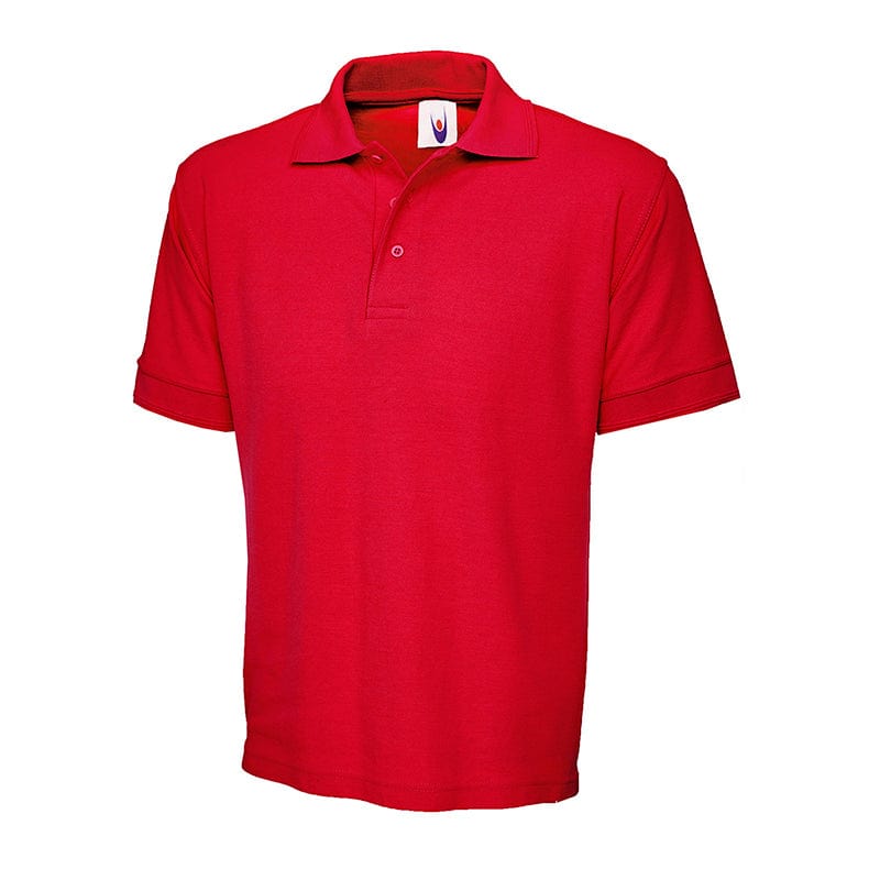 Uneek UC104 Ultimate Cotton Polo Shirt Red