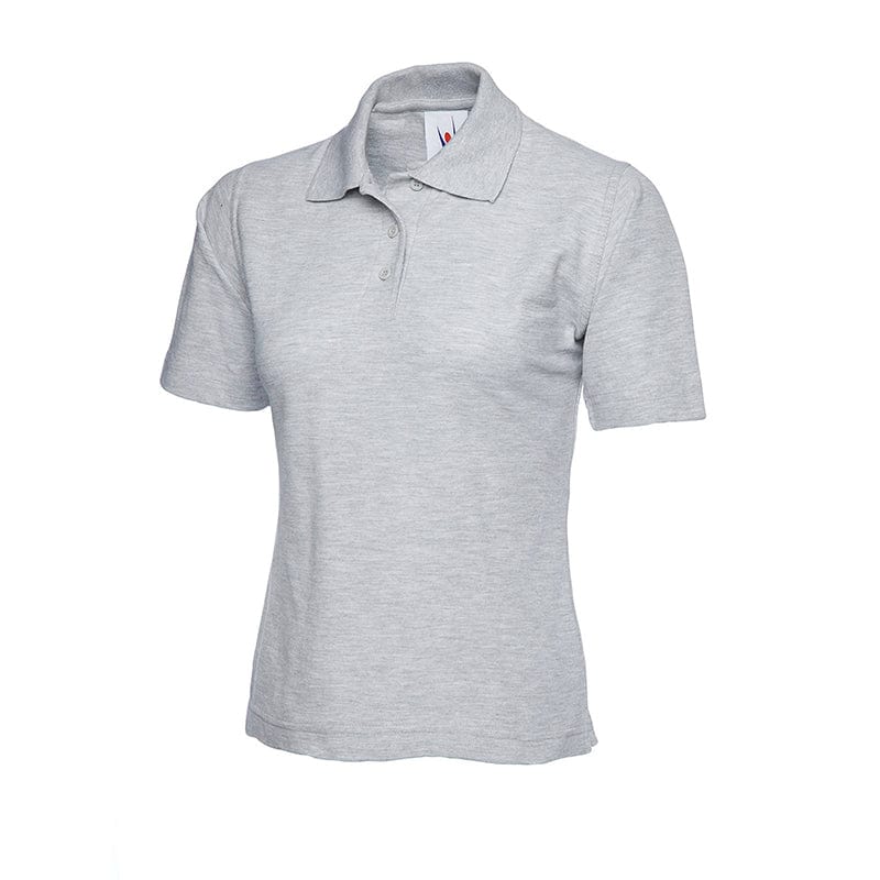 Uneek UC106 Ladies Polo Shirt Heather Grey