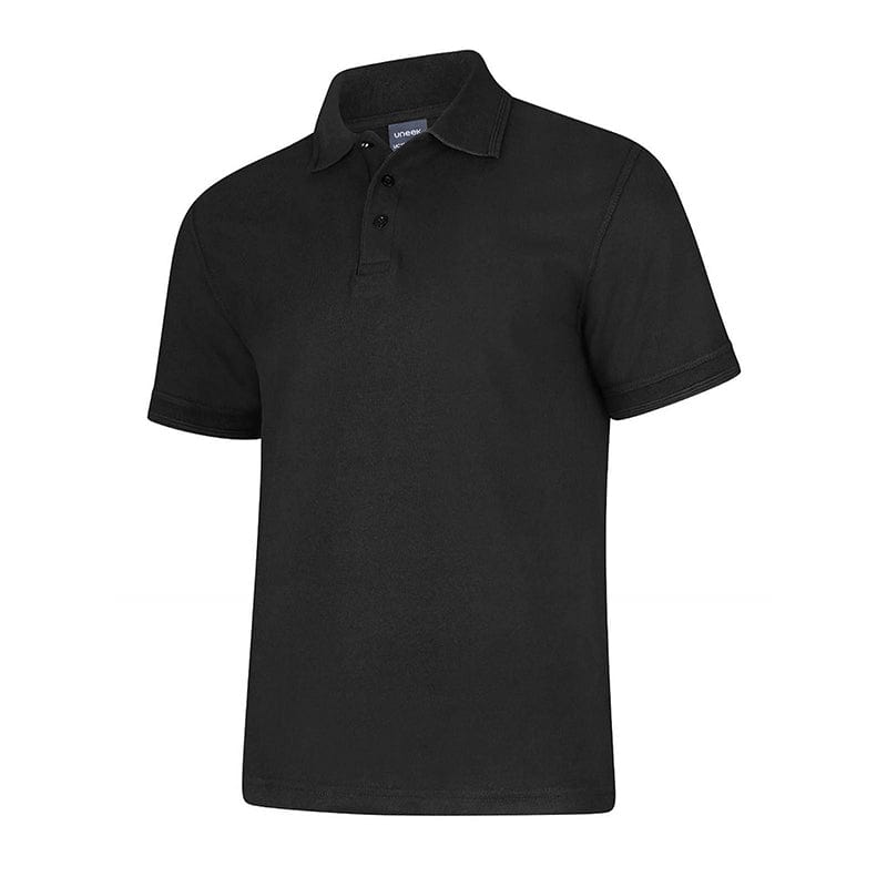 Uneek UC108 Deluxe Polo Shirt Black
