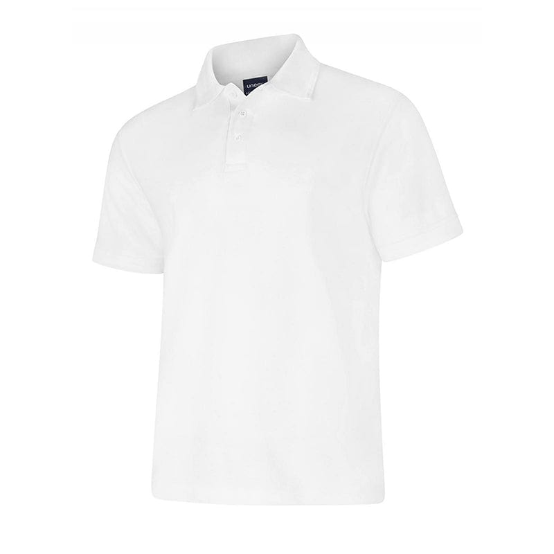 Uneek UC108 Deluxe Polo Shirt White