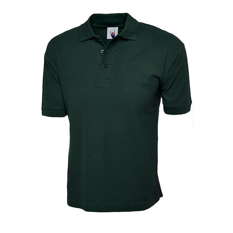 Uneek UC112 Cotton Rich Polo Shirt Bottle Green