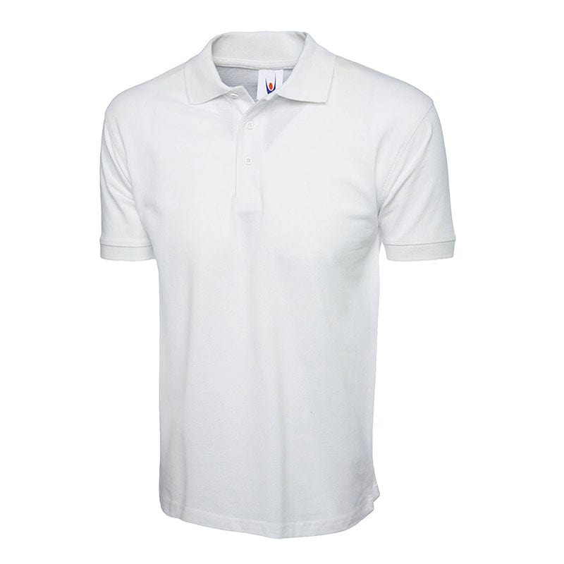Uneek UC112 Cotton Rich Polo Shirt White