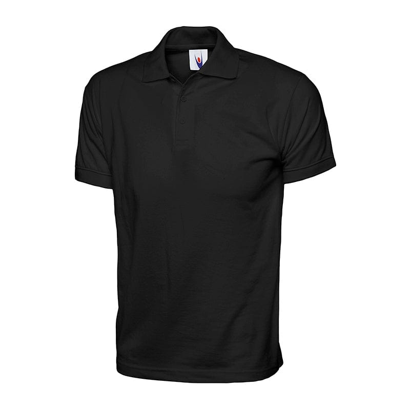 Uneek UC122 Jersey Polo Shirt Black
