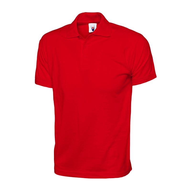 Uneek UC122 Jersey Polo Shirt Red