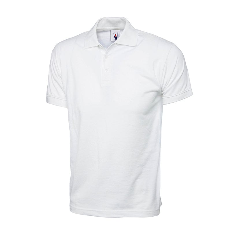 Uneek UC122 Jersey Polo Shirt White