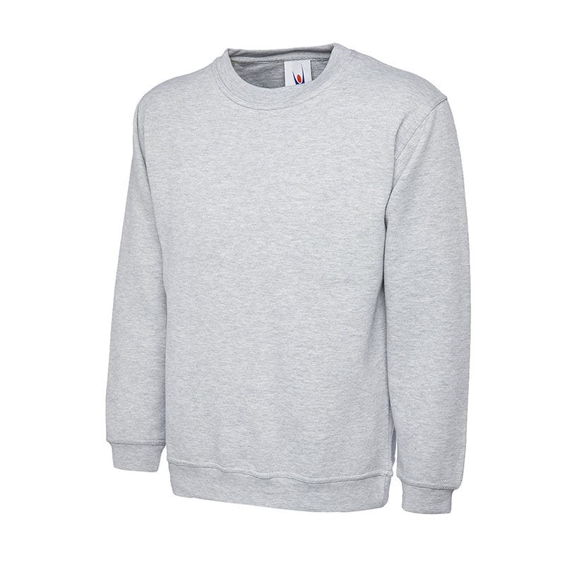 Uneek UC201 Premium Sweatshirt Heather Grey