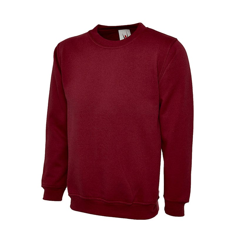 Uneek UC202 Children&#39;s Sweatshirt Maroon